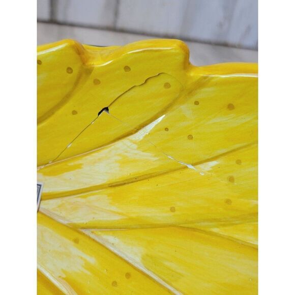 Fitz Floyd parrot banana AS IS dish candy serving decor - Picture 6 of 13